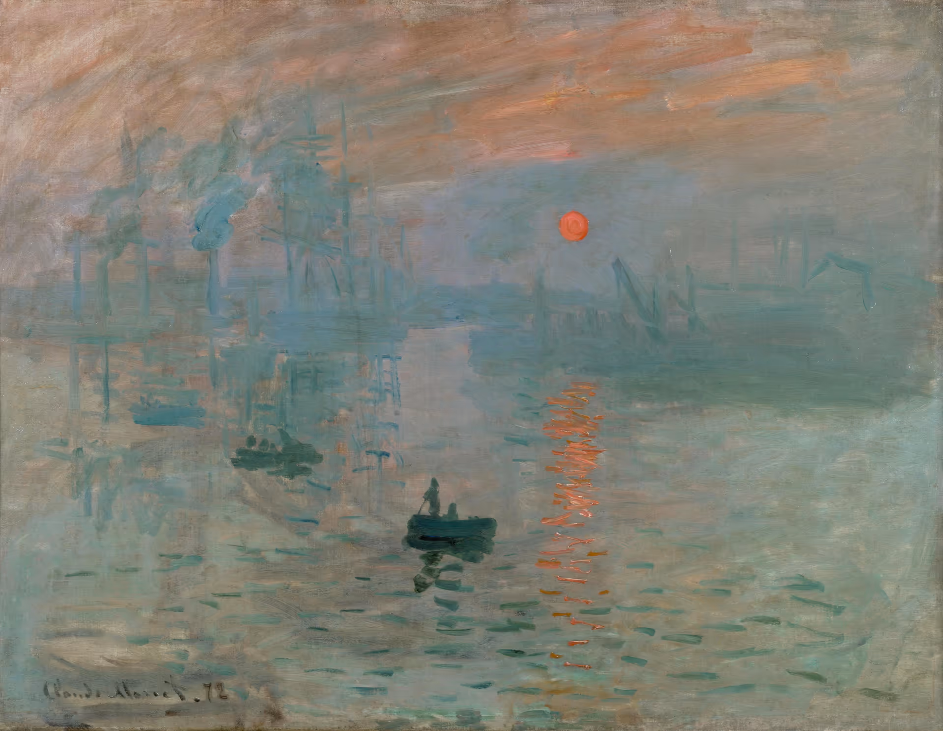 impression, sunrise by monet