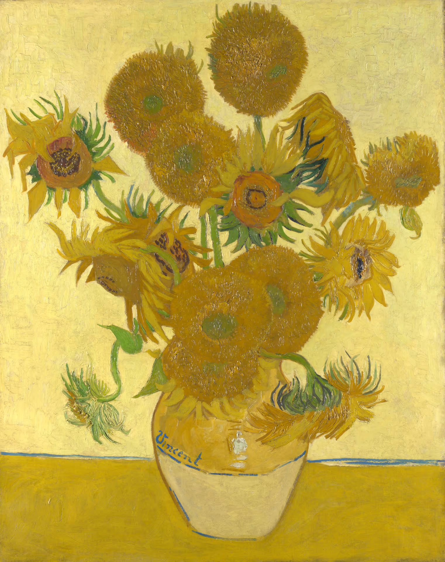 sunflowers by van Gogh