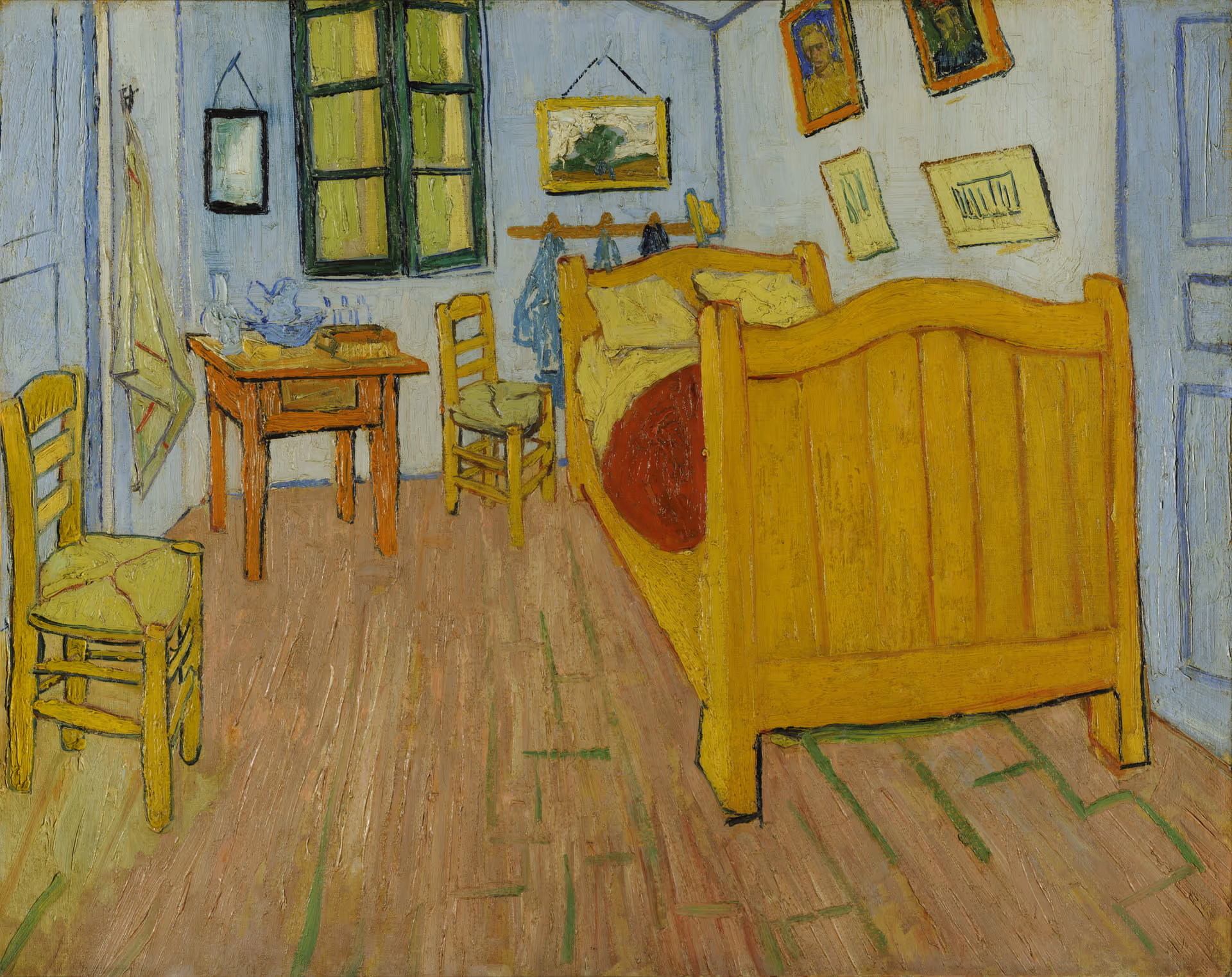 the bedroom by van Gogh